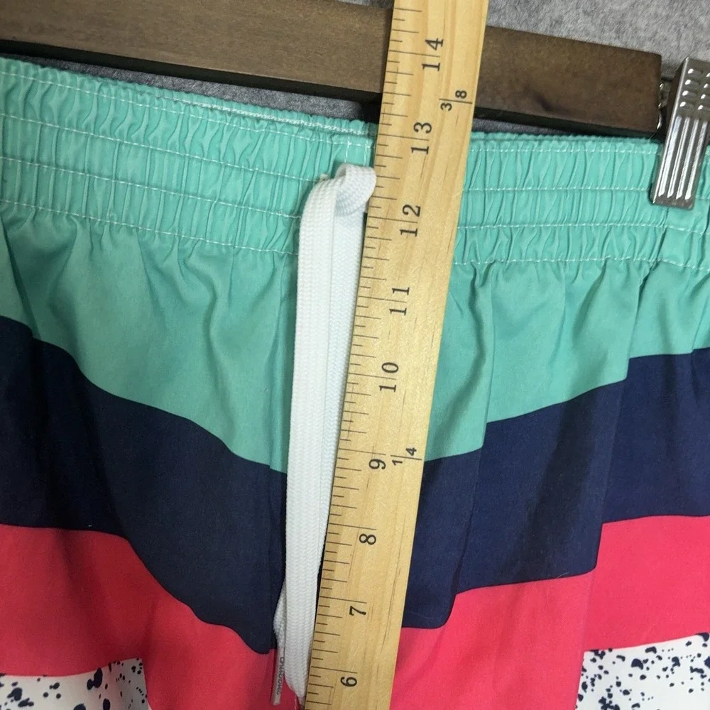 Chubbies Swim Trunks Men XXL 2XL White Splatter 4-Way Stretch Pocket 6.5